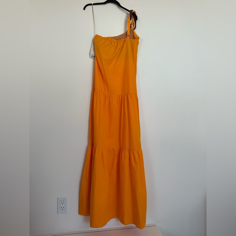 ❌SOLD❌ Johanna Ortiz Volcanic Dreams Maxi Dress in Monk Orange Size 0 NEW NWT - Picture 3 of 13